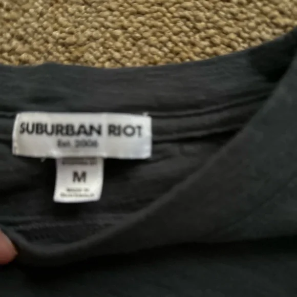 Sub_Urban Riot Black Tee - Picture 2 of 3